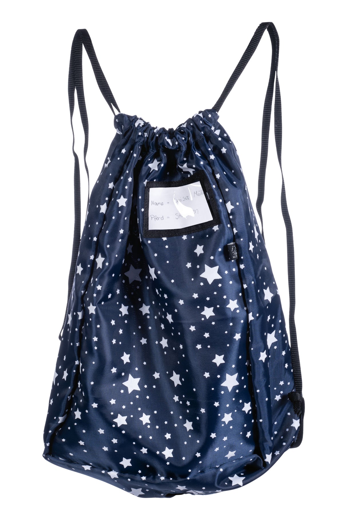 HKM Hobby Horse Transportbeutel Navy mit Sternenmuster