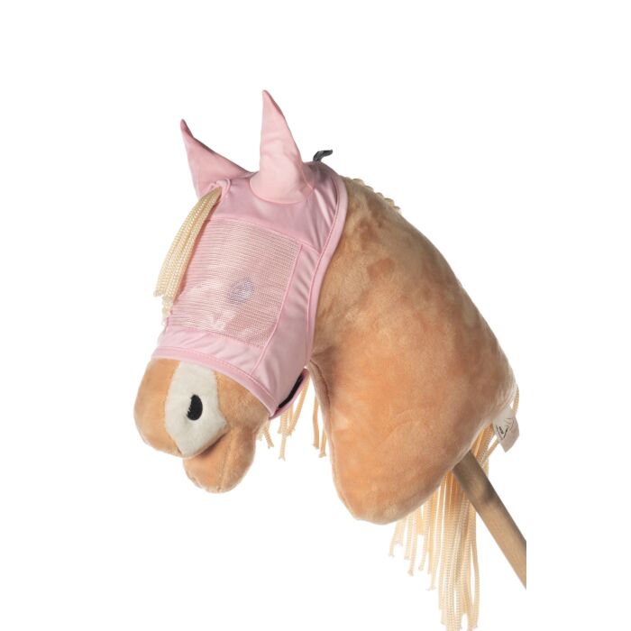 Fliegenschutzmaske Rosa - HKM Hobby Horsing