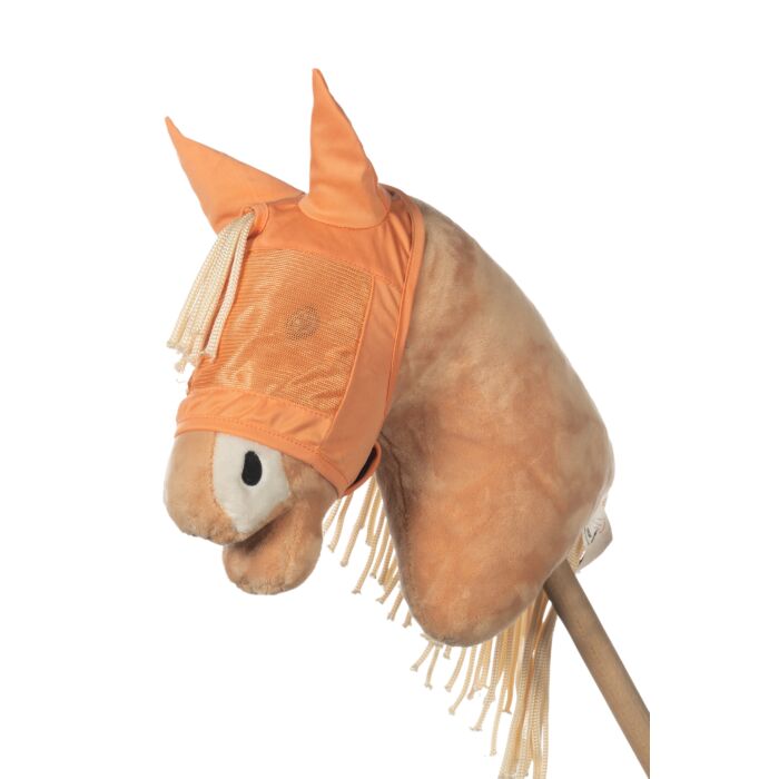Fliegenschutzmaske Orange - HKM Hobby Horsing