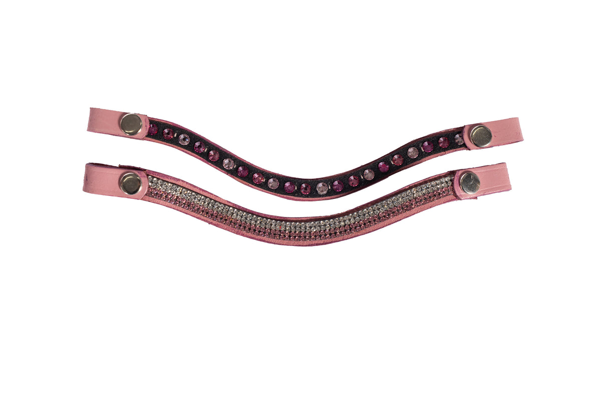 HKM Hobby Horse Ledertrense Pink Detail