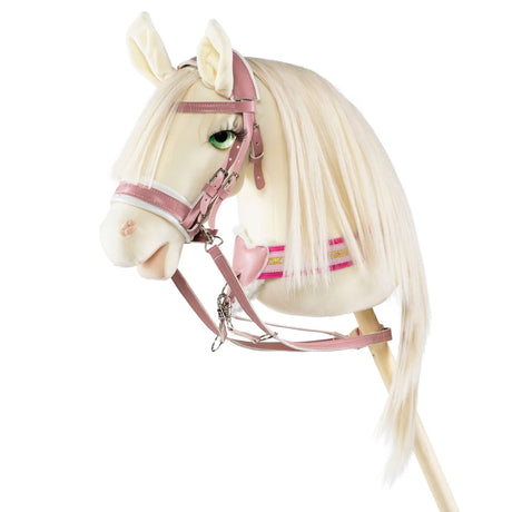 Panduro verstellbare Hobby Horse Trense - Rosa