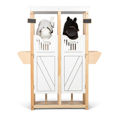 ByAstrup Premium Hobby Horse Stall für 2 Pferde