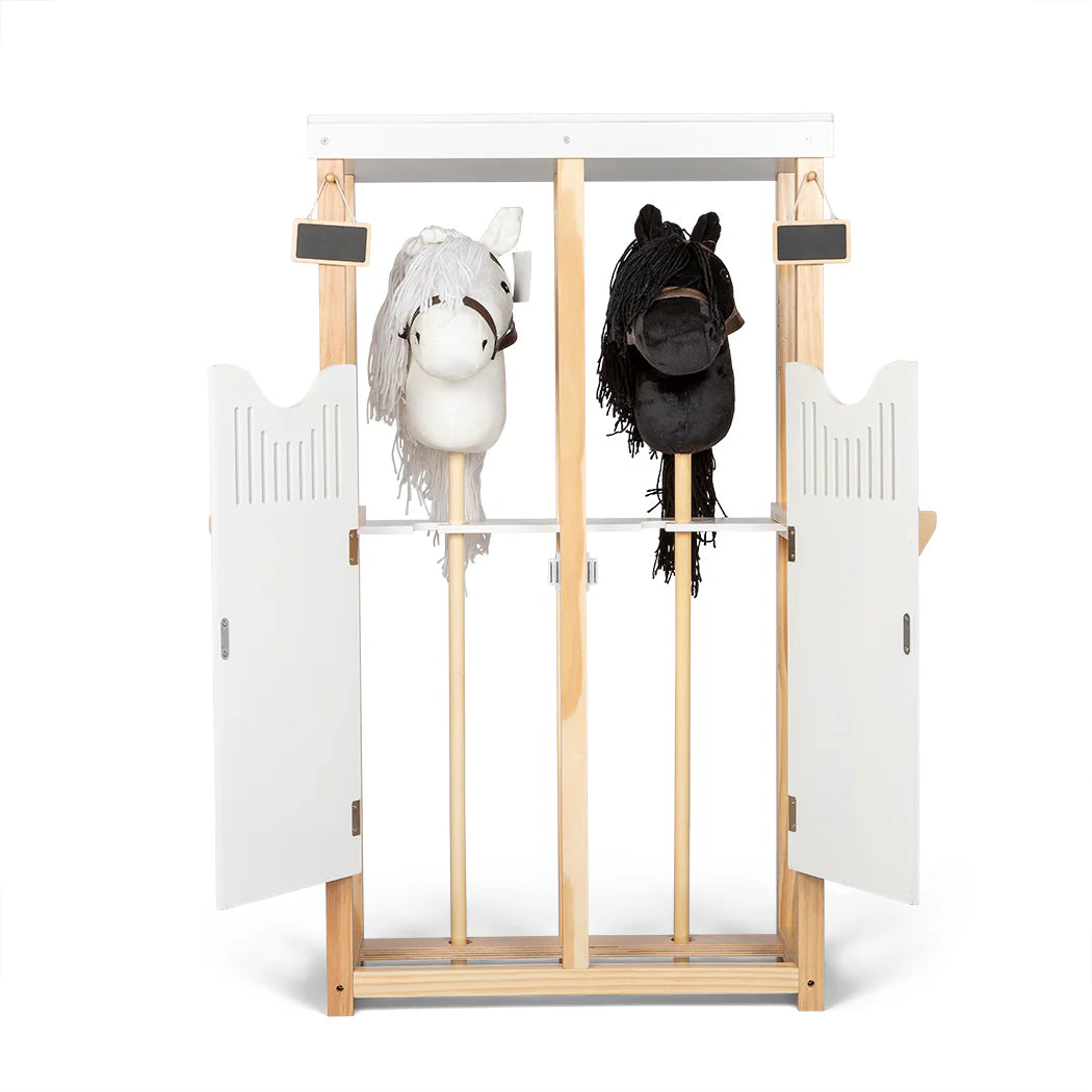 ByAstrup Premium Hobby Horse Stall für 2 Pferde