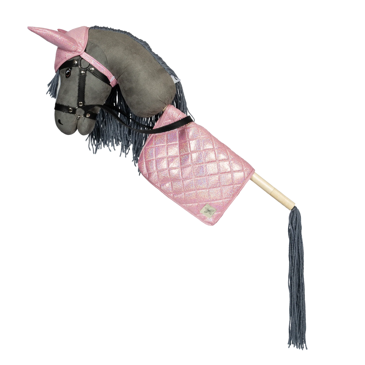 ByAstrup Hobby Horse Bundle - Pferd, Satteldecke, Fliegenhaube & Hindernis