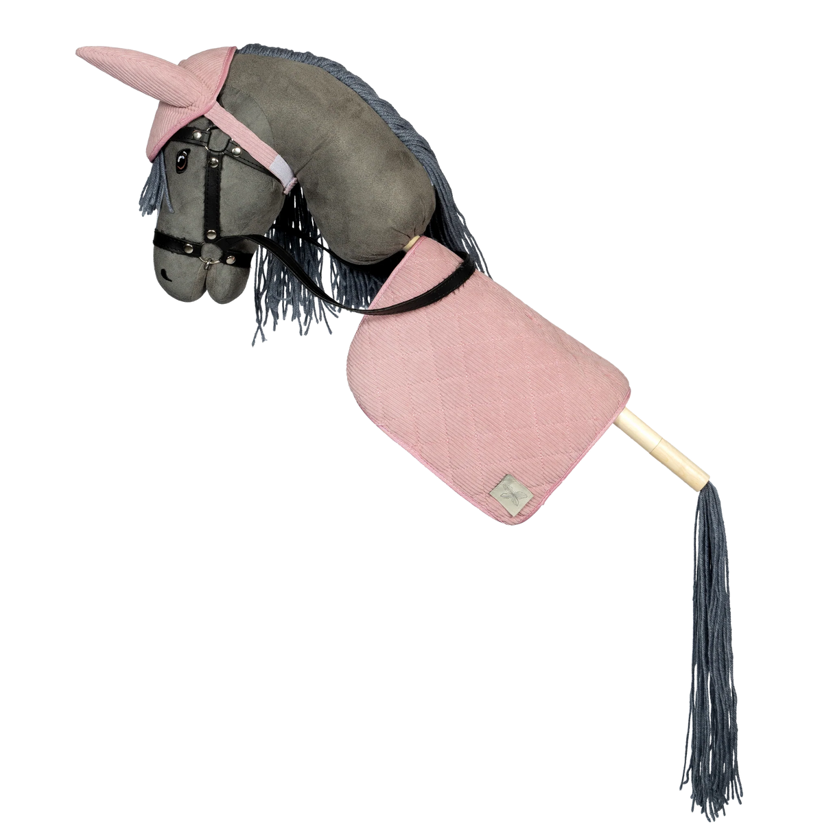 ByAstrup Hobby Horse Bundle - Pferd, Satteldecke, Fliegenhaube & Hindernis