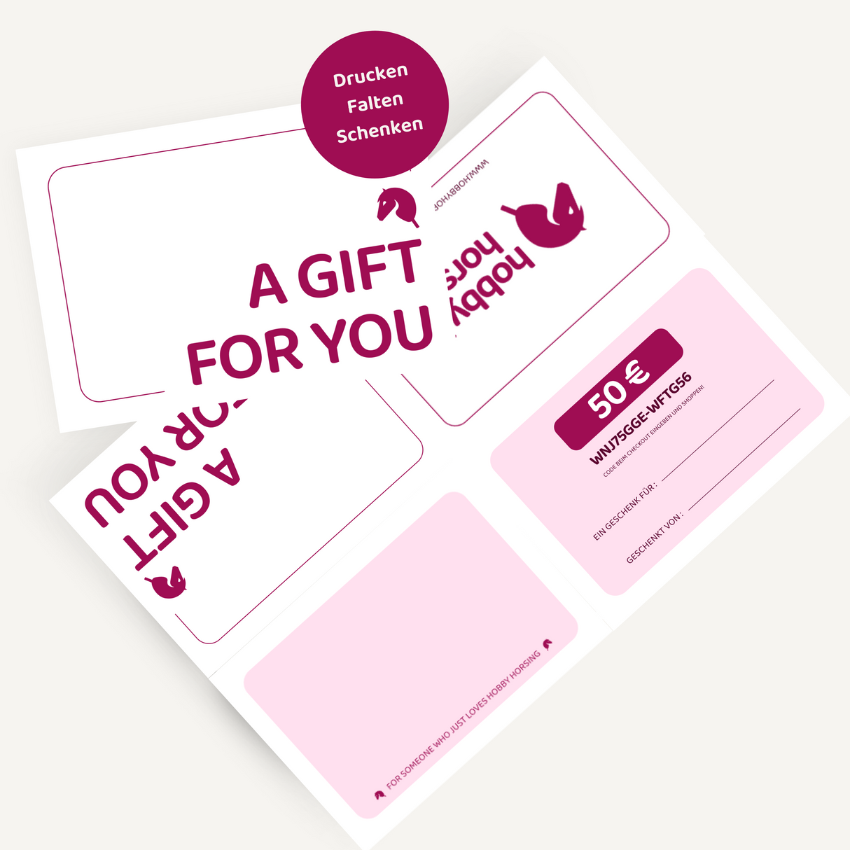 HobbyHorse24.com Geschenkgutschein