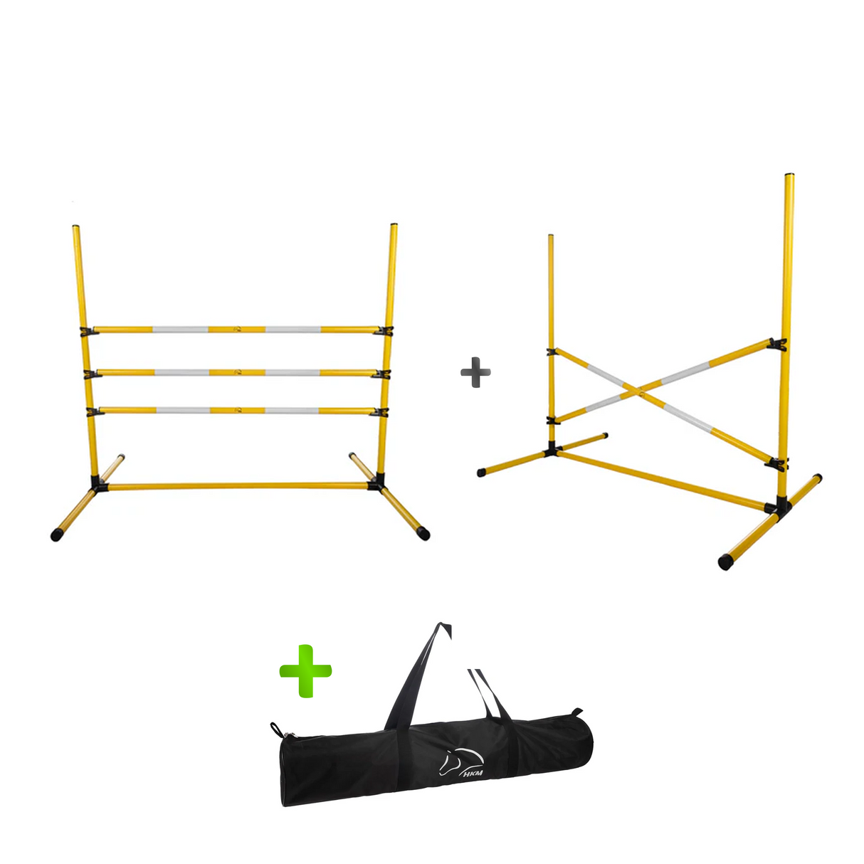 HKM Hobby Horse Sprung-Set Gelb