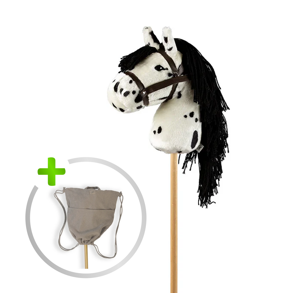 ByAstrup Hobby Horse Weiß gescheckt