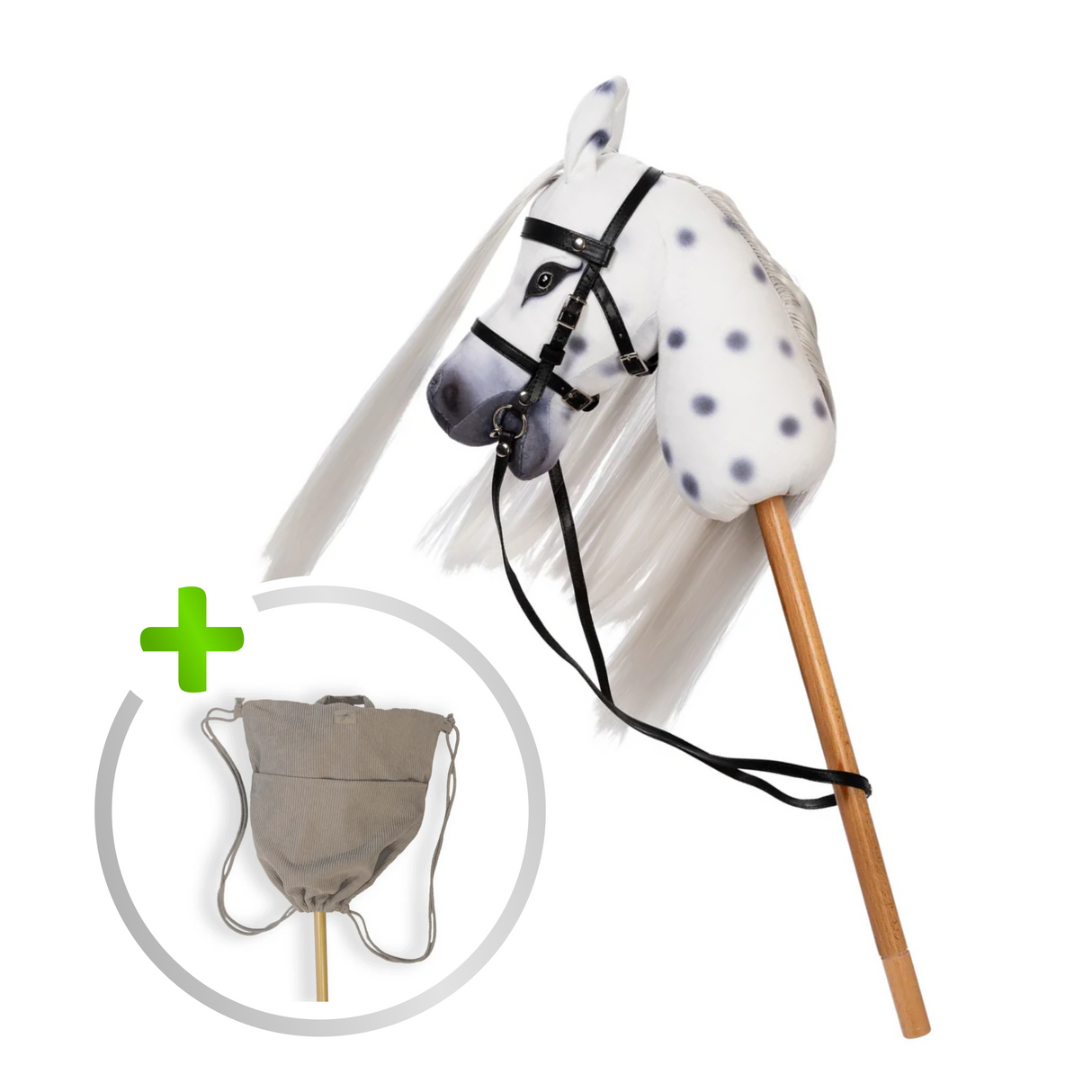 ByAstrup Hobby Horse weiß gescheckt "Magic"