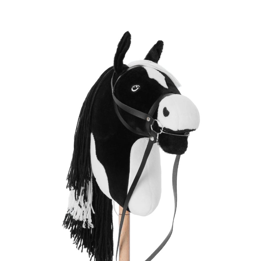 Hoofly® Hobby Horse Schwarzer Schecke