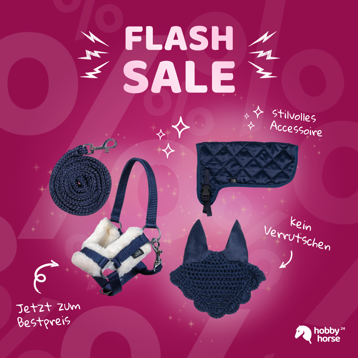 BLACK FRIDAY HKM Hobby Horse Outfit Blau BUNDLE