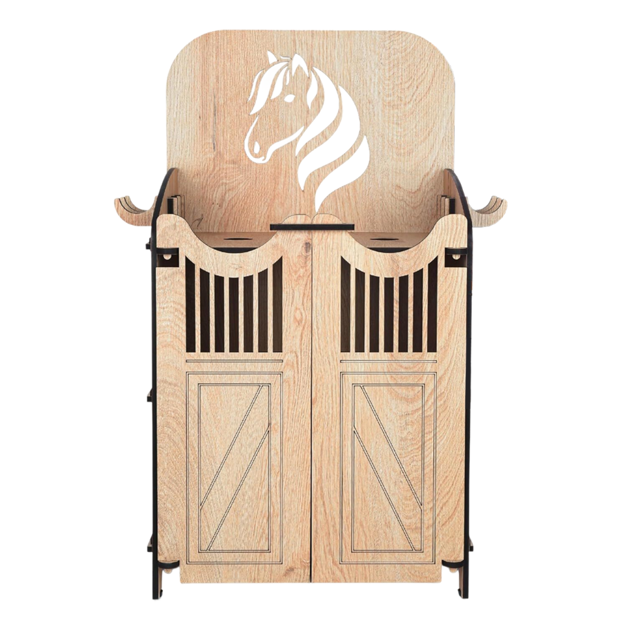 Hoofly® Hobby Horse Stall für 2 Pferde