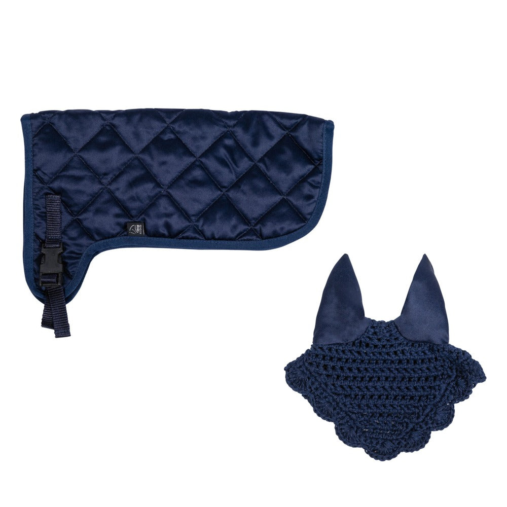 Decke & Haube: Dunkelblau