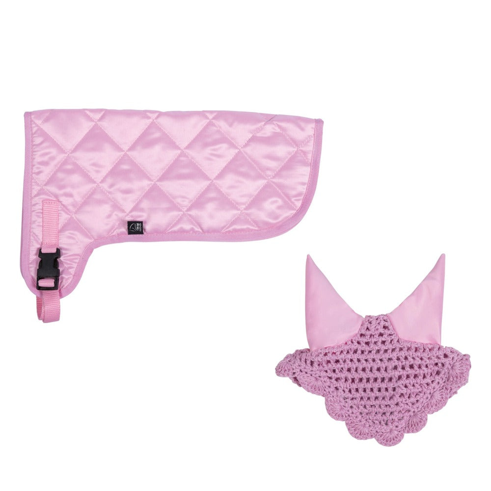 Decke & Haube: Rosa