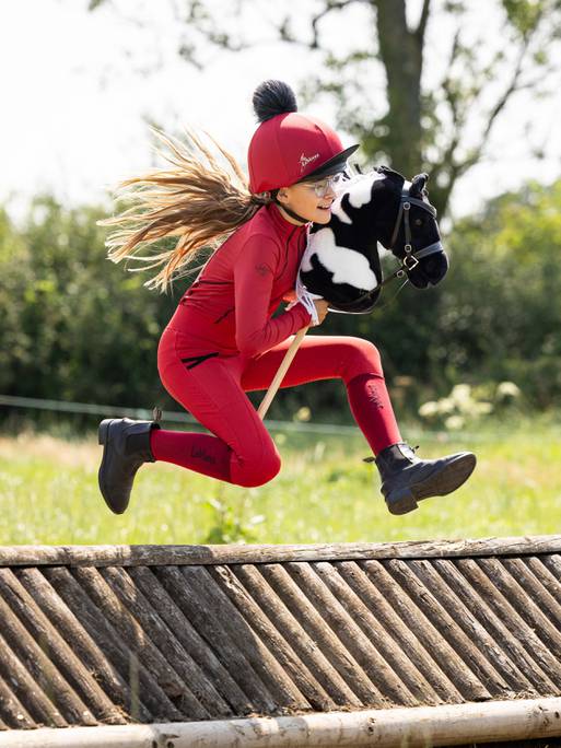 LeMieux Hobby Horse Schwarz-Weiß "Razzle"