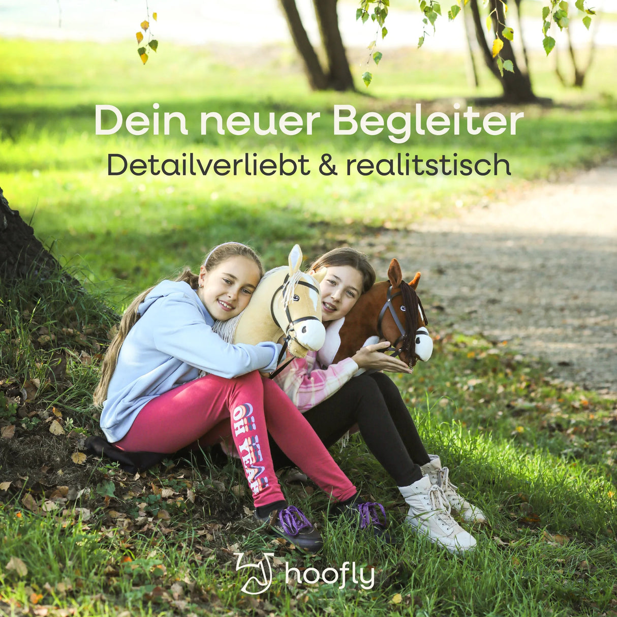 Hoofly® Hobby Horse Schwarzer Schecke