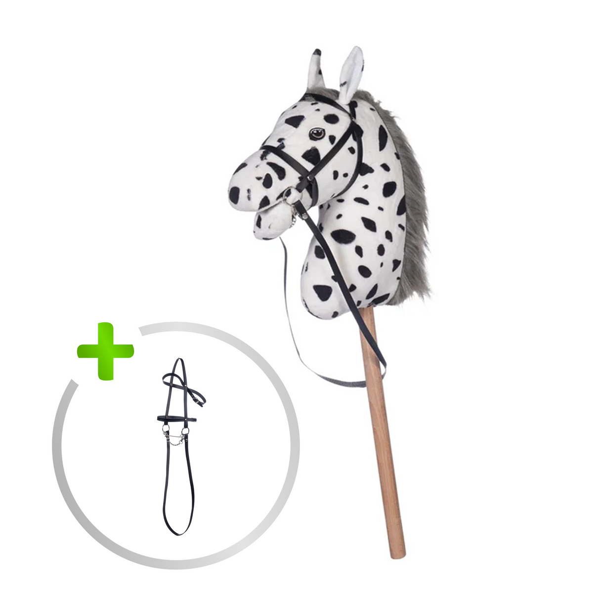 HKM Hobby Horse Weiß gescheckt