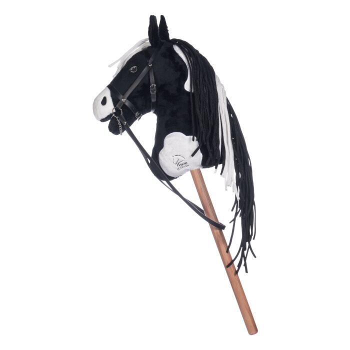 HKM Hobby Horse Schwarz-Weiß