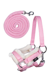 HKM Hobby Horse Halfter und Strick Rosa