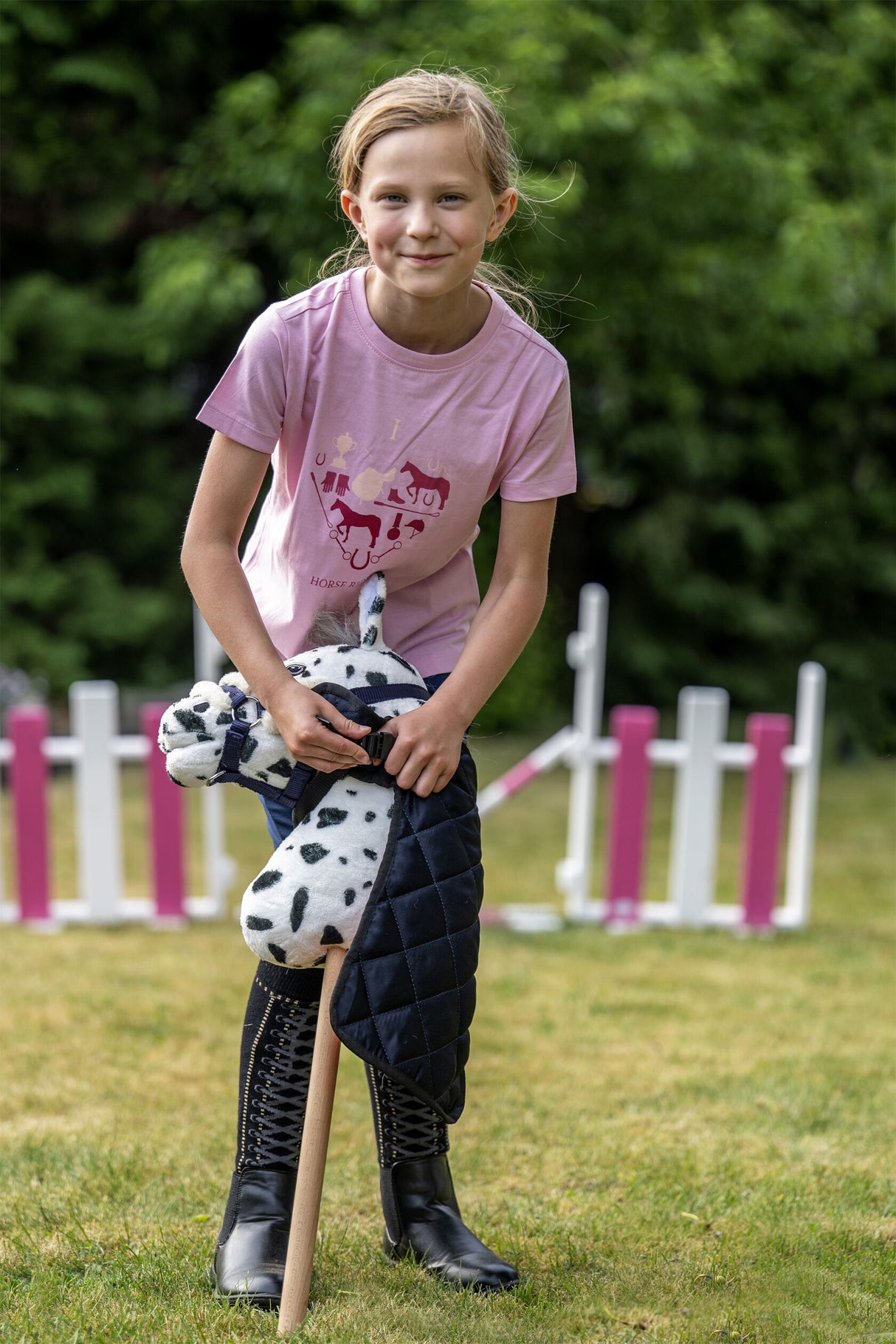 HKM Hobby Horse Decke Grau