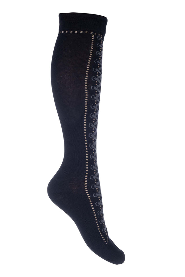 HKM Hobby Horse Reitsocken Schwarz
