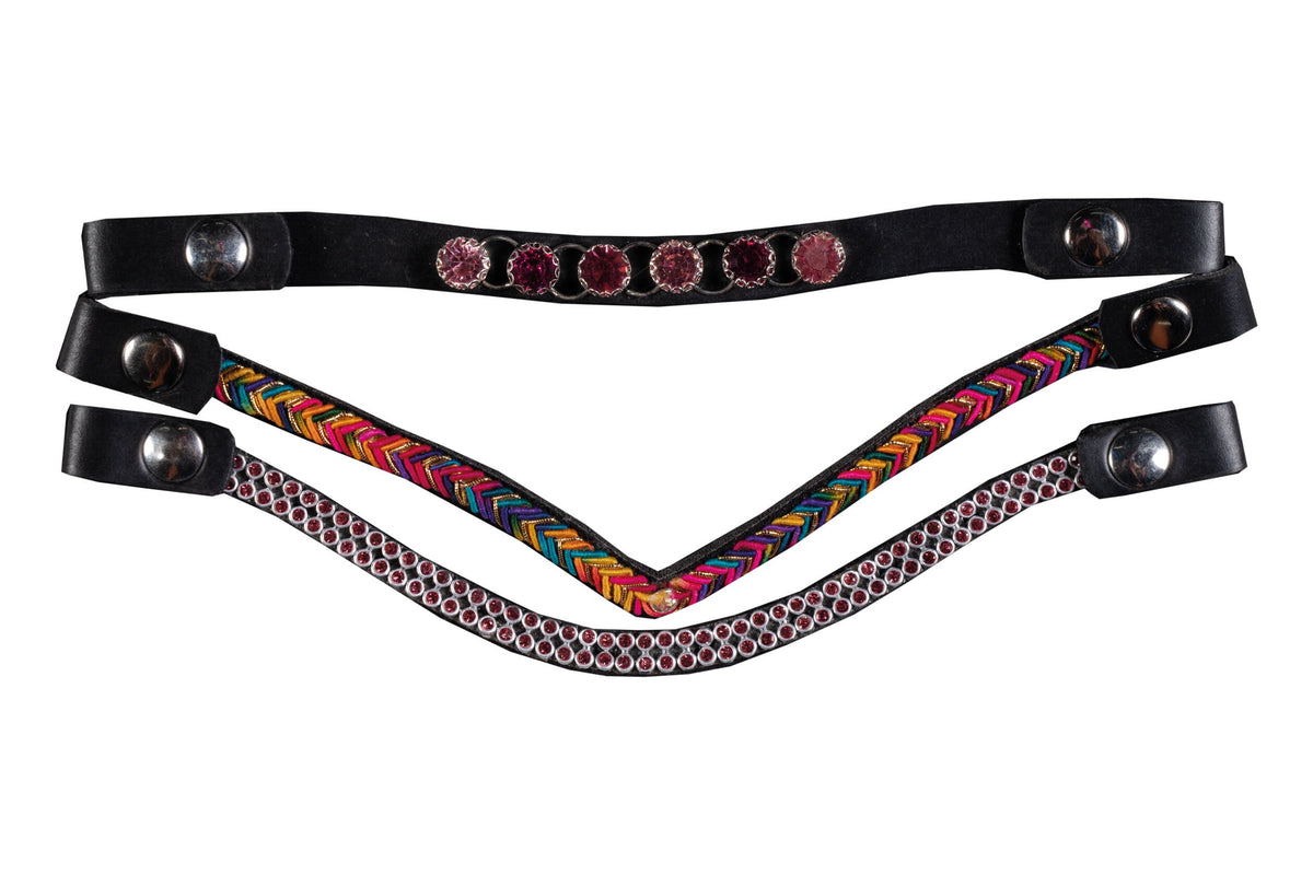 HKM Hobby Horse Stirnbänder Rosa