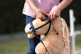 HKM Hobby Horse Stirnbänder Navy mit Sternenmuster