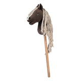 HKM Hobby Horse - Professional Slim Line Dunkelbraun
