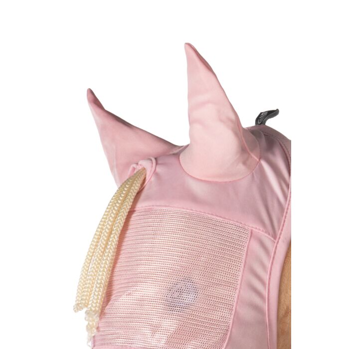 Fliegenschutzmaske Rosa - HKM Hobby Horsing