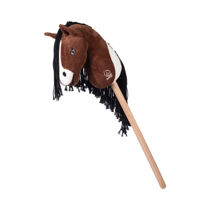 HKM Hobby Horse - Professional Slim Line Braun/Weiß