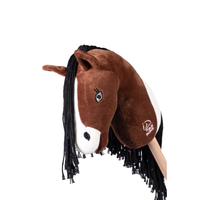HKM Hobby Horse - Professional Slim Line Braun/Weiß