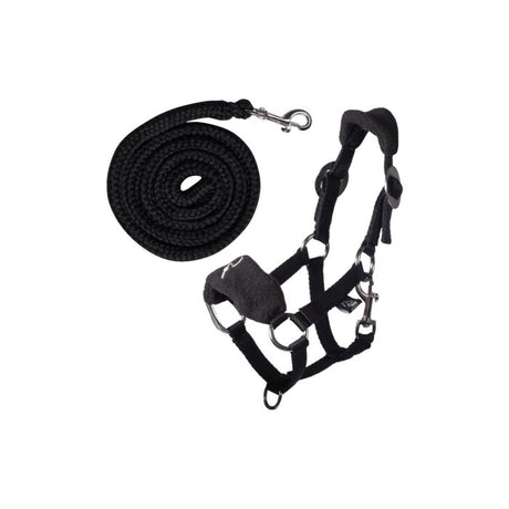 HKM Hobby Horse Halfter mit Fleece Schwarz