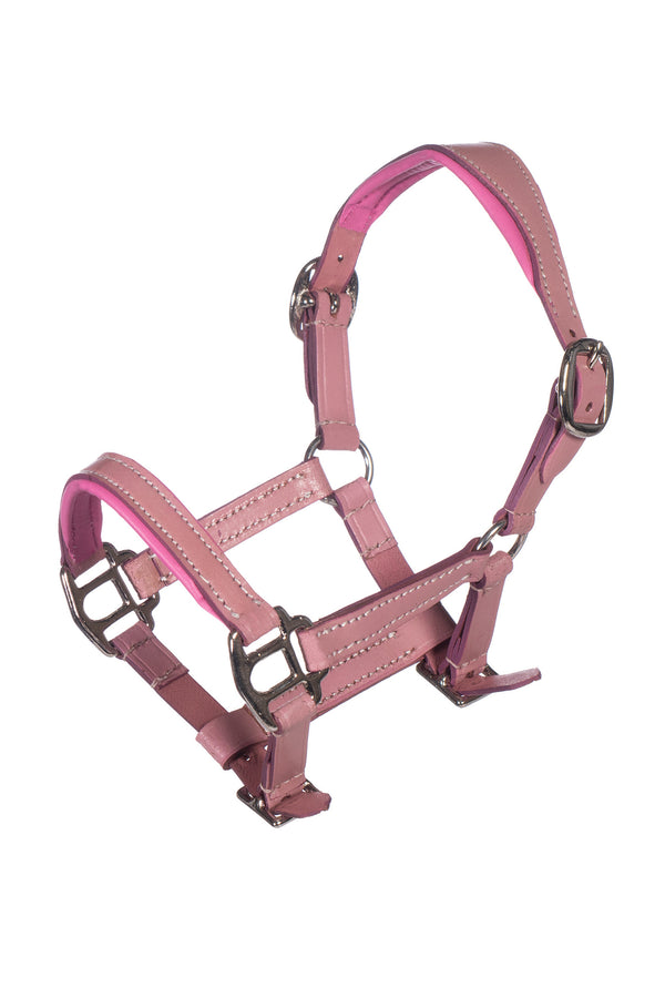 HKM Hobby Horse Lederhalfter Pink