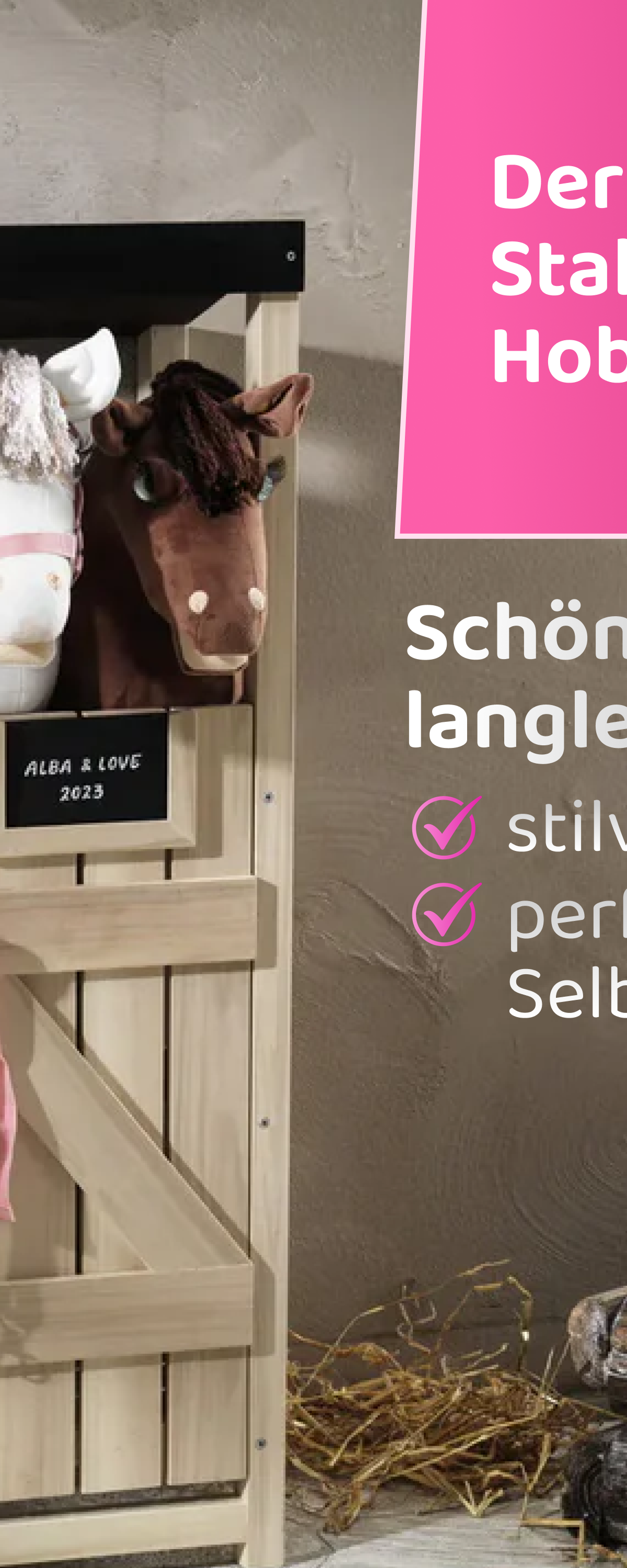 hobby horse stall selber machen