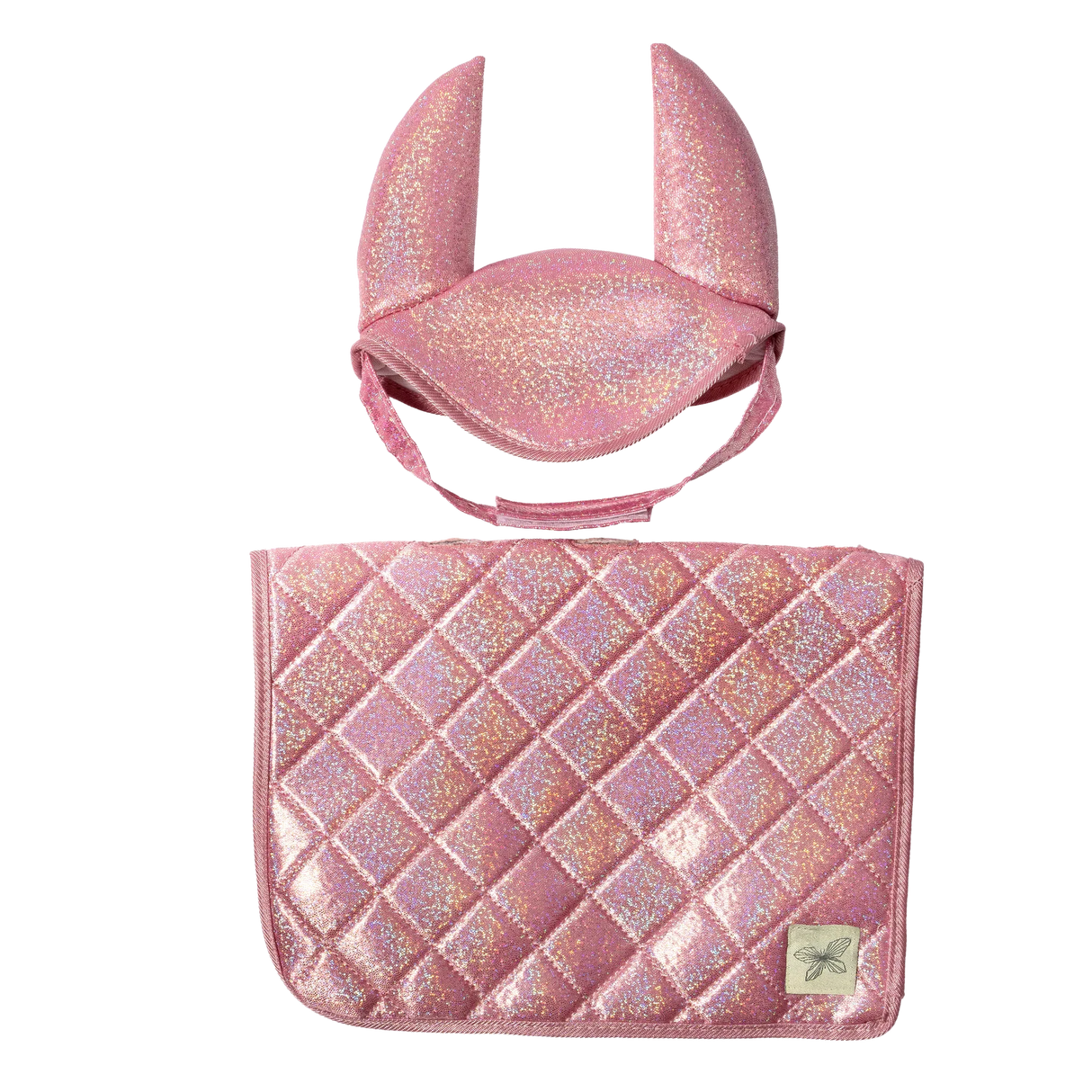 ByAstrup Satteldecke und Fliegenhaube Set Pink