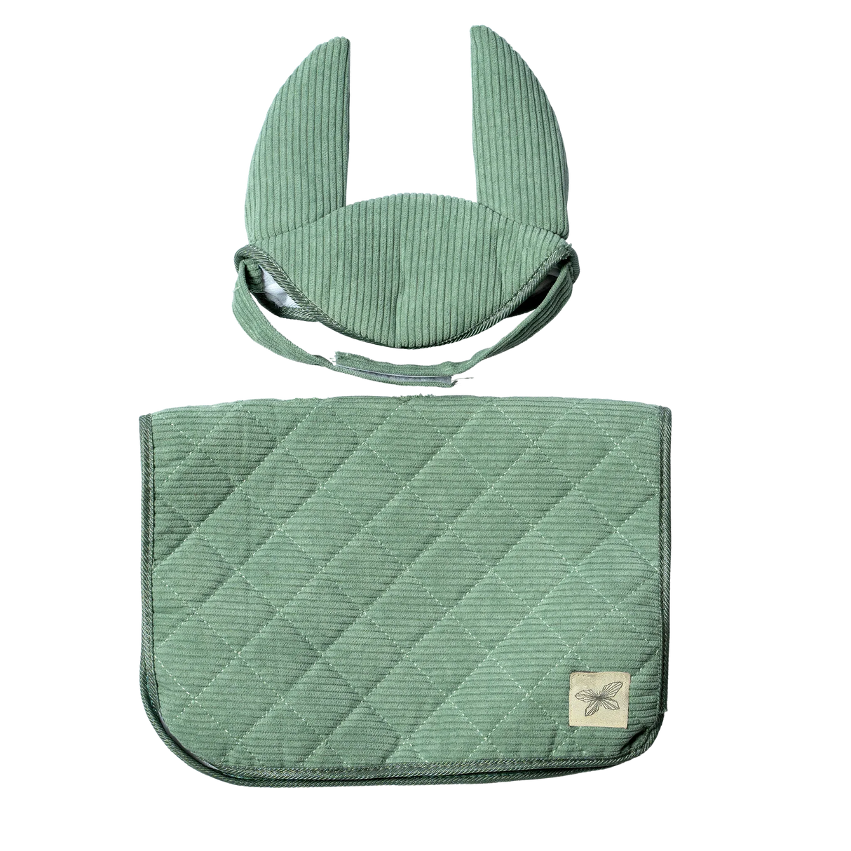 ByAstrup Satteldecke und Fliegenhaube Set Gruen