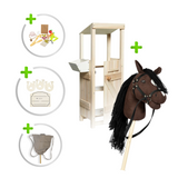 BLACK WEEK DEAL: Stall + Premium Pferd und Futterset