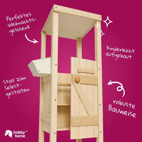 BLACK WEEK DEAL: Stall + Premium Pferd und Futterset