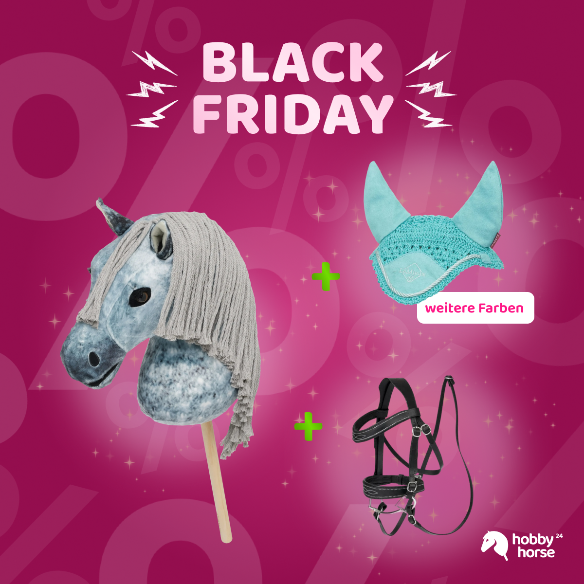 BLACK FRIDAY Lemieux Hobby Horse Bundle Grau