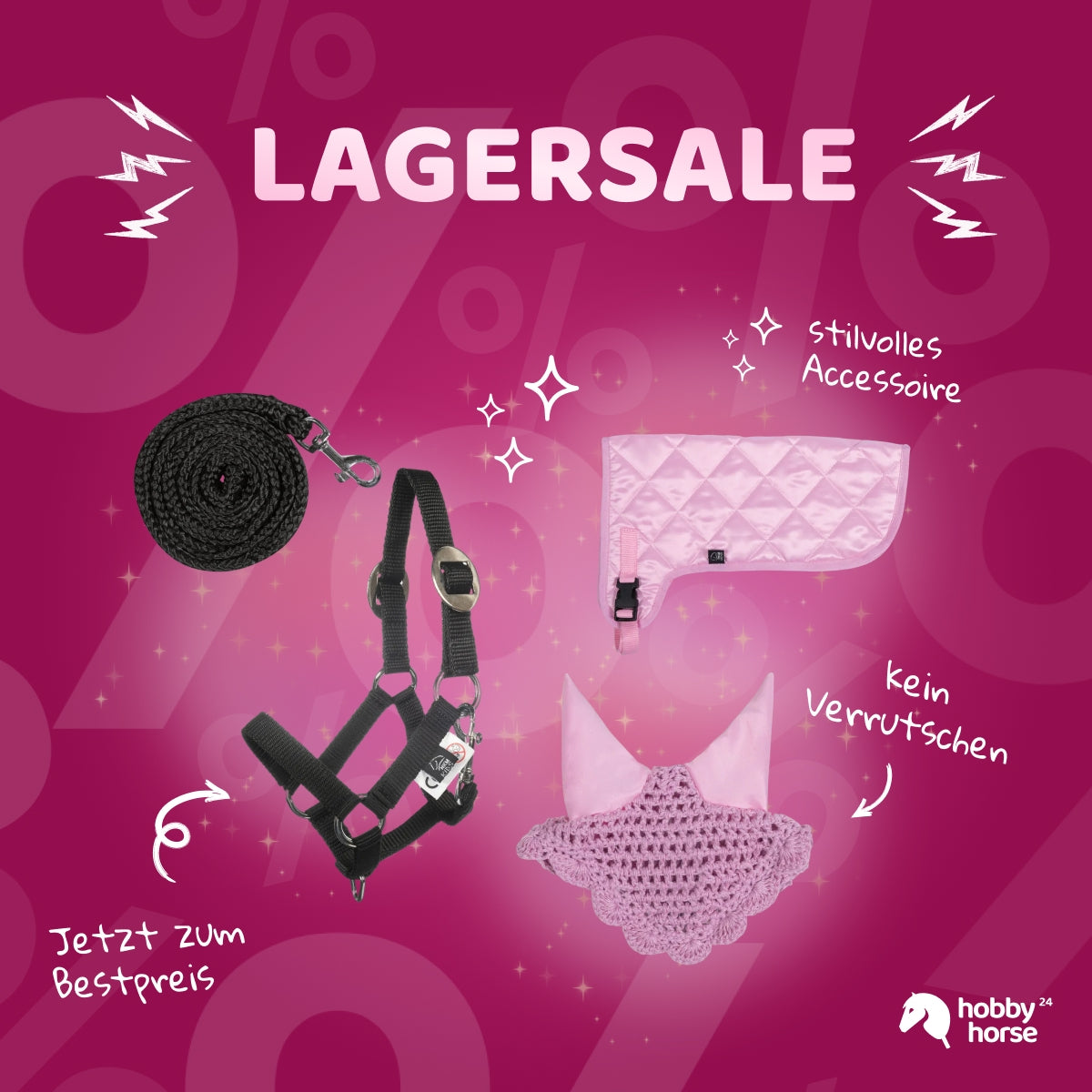 Lagersale: HKM Hobby Horse Outfit BUNDLE