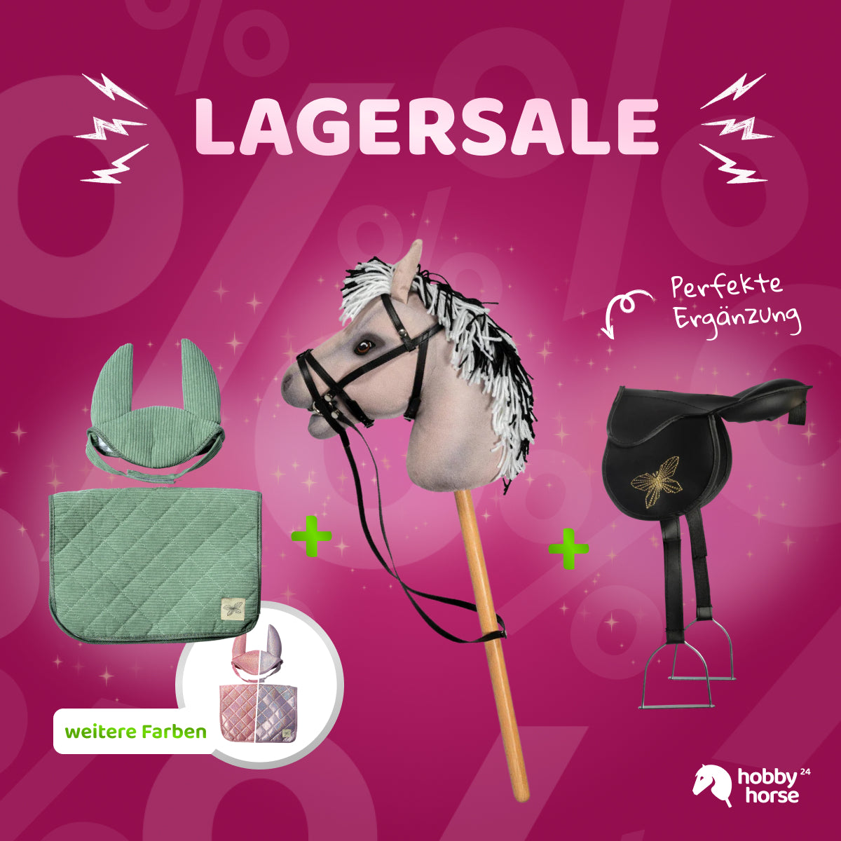 Lagersale: ByAstrup Hobby Horse Luna BUNDLE