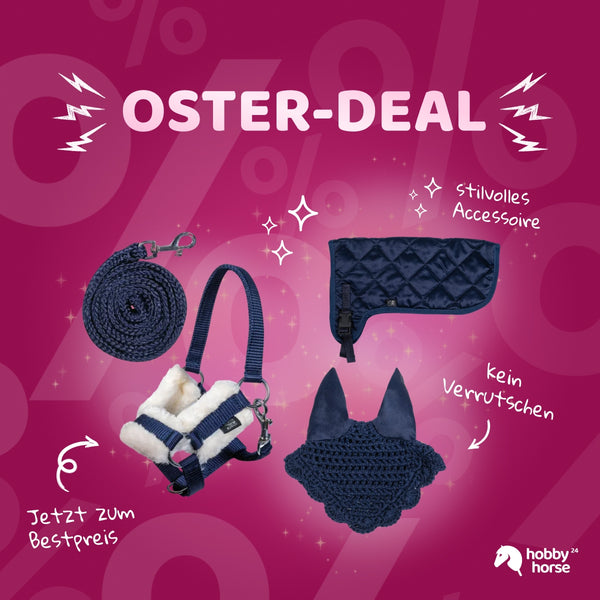 HKM Hobby Horse Outfit Blau BUNDLE