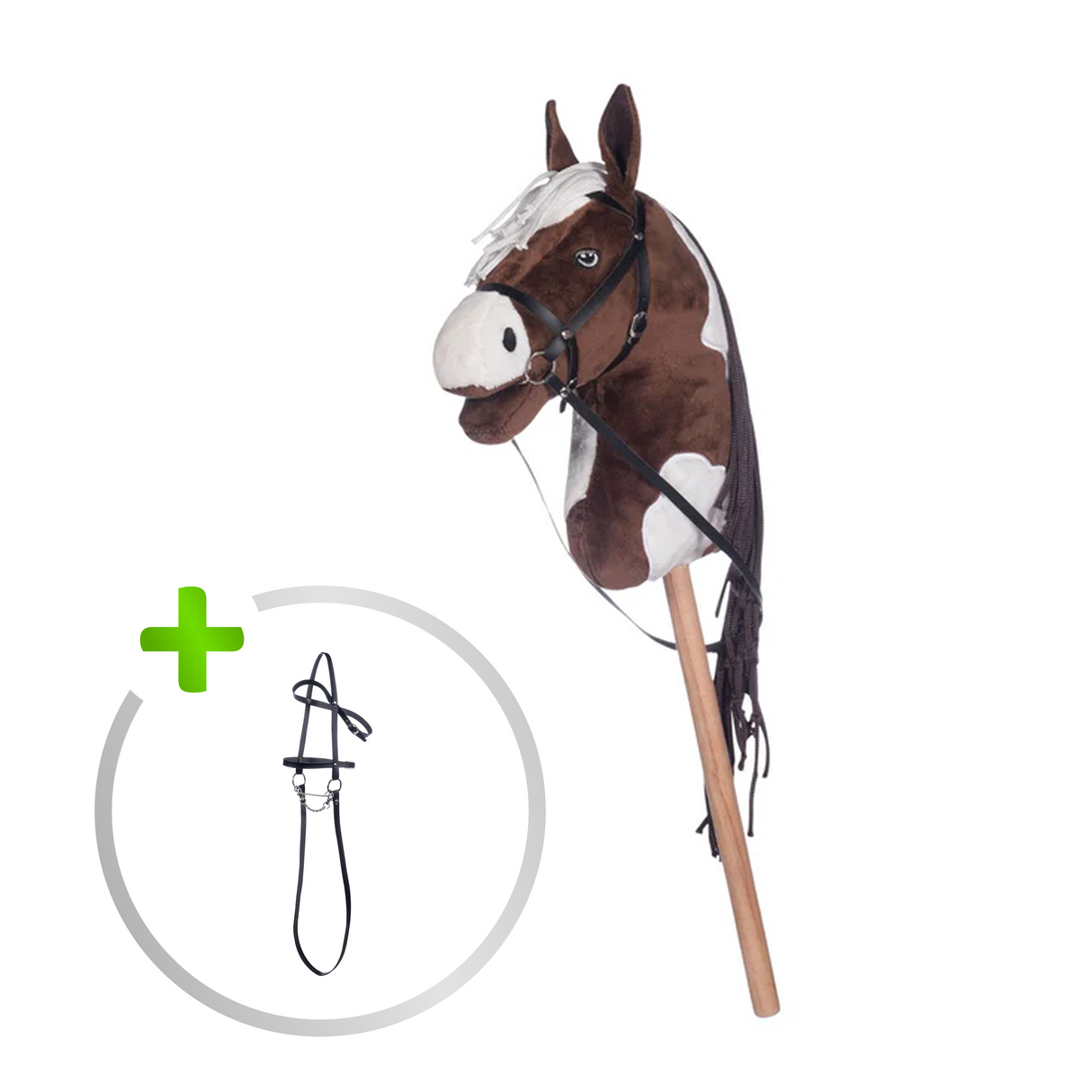 HKM Hobby Horse Braun-Weiß