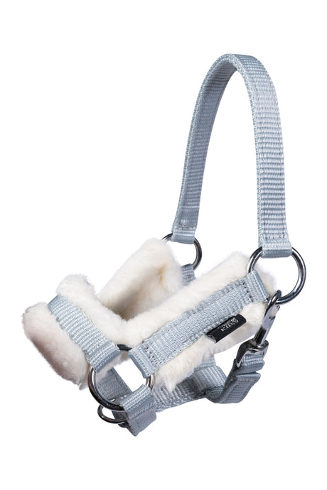 HKM Hobby Horse Halfter und Strick Grau