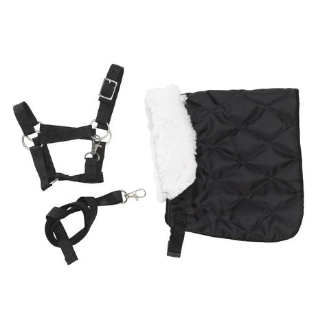 Panduro Hobby Horse Set - Halfter mit Strick und Decke