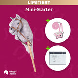 Mini-Starter: HKM Hobby Horse Mini mit Halfter, Strick und Pferdepass