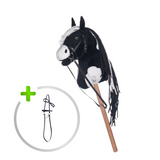 HKM Hobby Horse Schwarz-Weiß